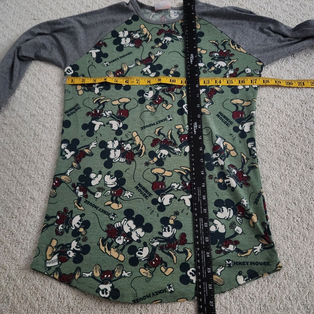 Disney Mickey Minnie Mouse Randy quarter Sleeve Top size XS - Picture 6 of 7